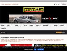Tablet Screenshot of journaldu4x4.com